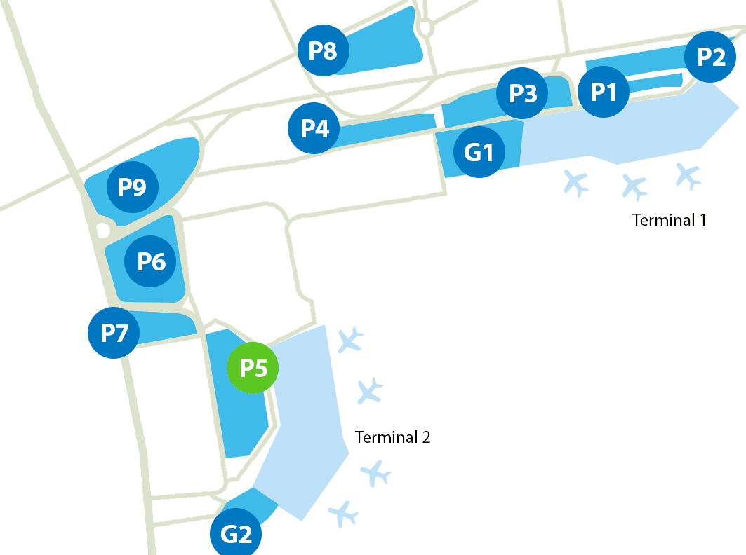 Parking P5 Aéroport Nice