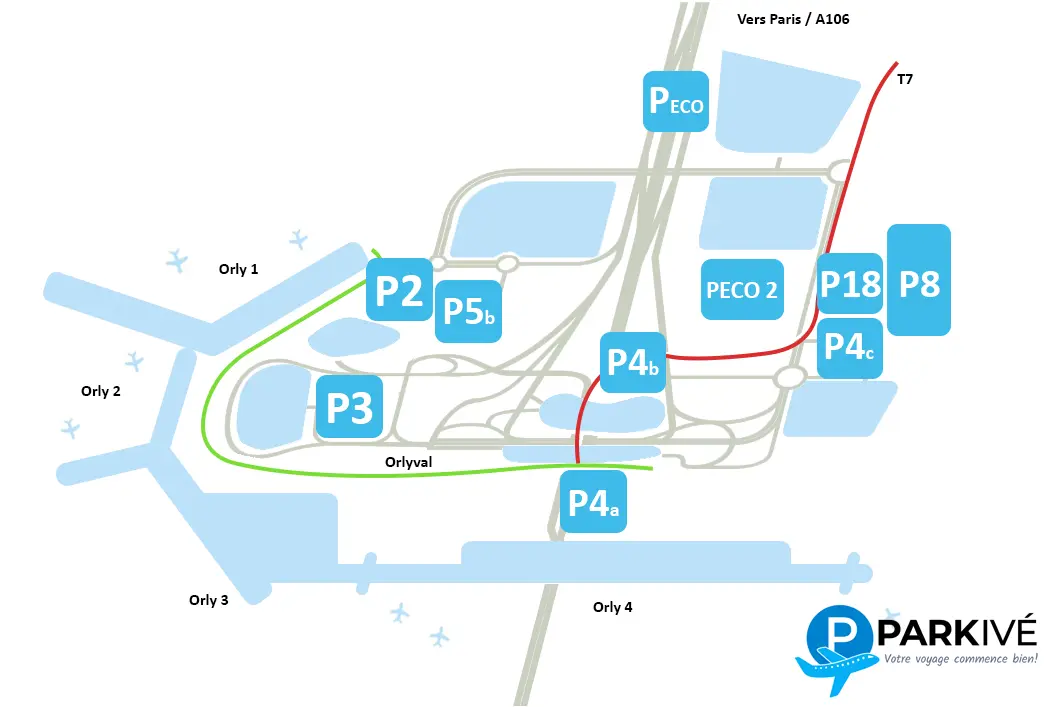 Le Parking P7 Orly